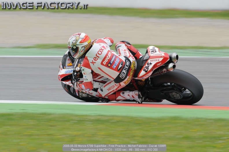 2009-05-09 Monza 5789 Superbike - Free Practice - Michel Fabrizio - Ducati 1098R.jpg